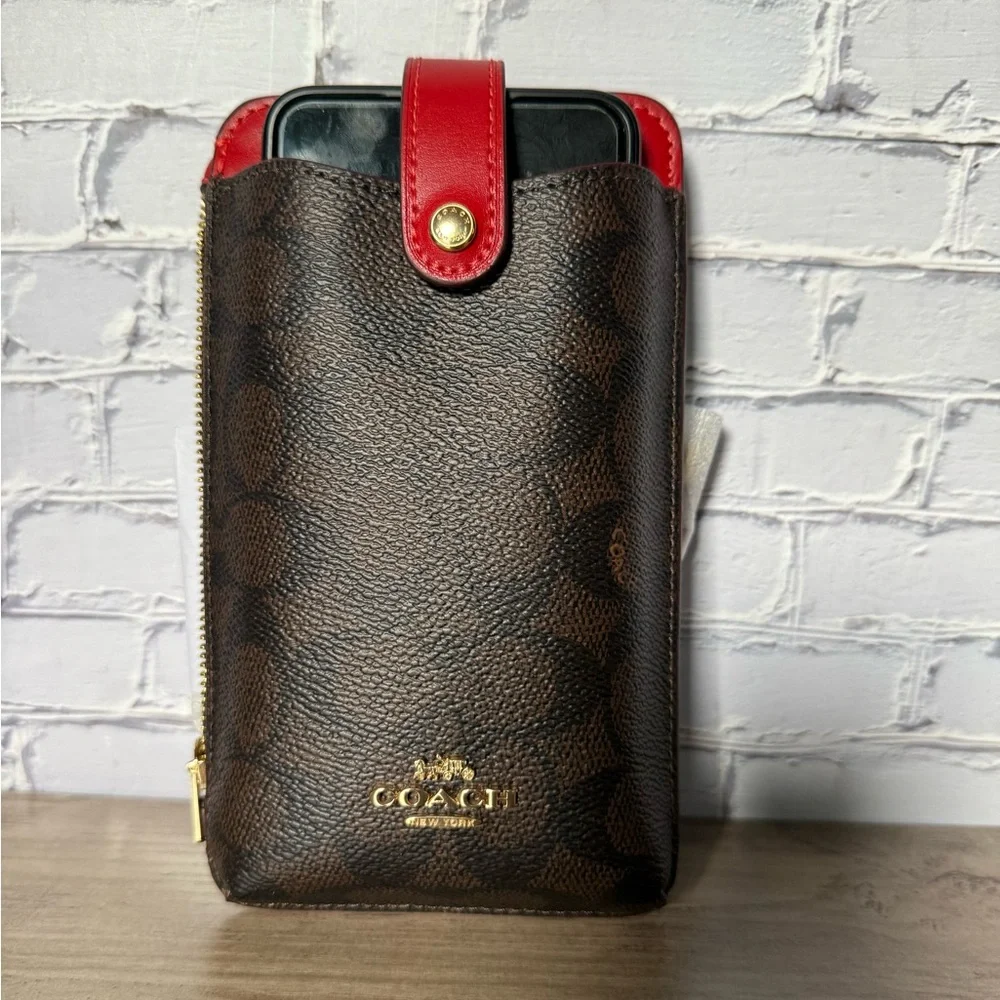 NWT Coach Phone Crossbody Bag large phone iPhone pro max CX600